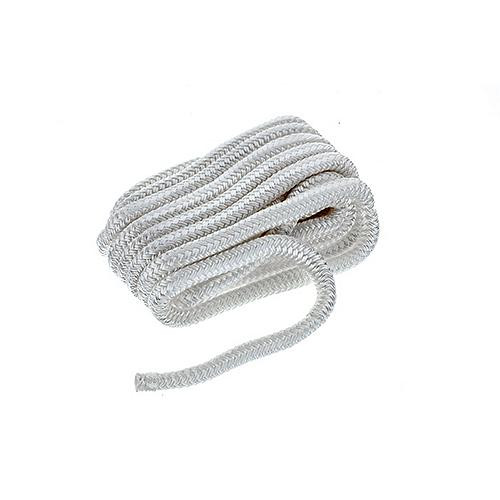 1/2 Inch x 25 Ft White Double Braid Nylon Mooring and Docking Line for Boats