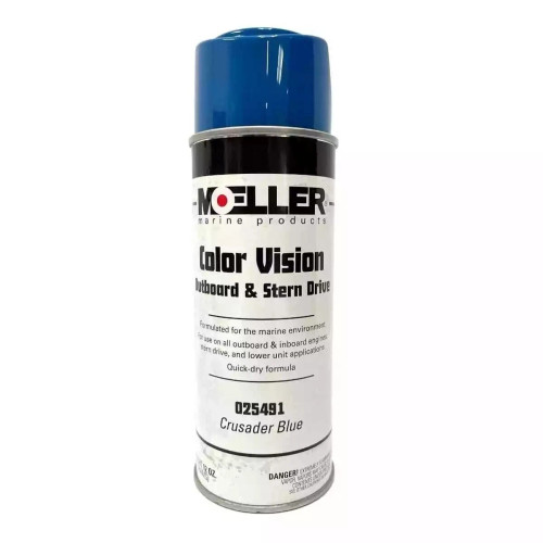 Moeller Marine Color Vision Crusader Blue Engine Paint - 12 oz