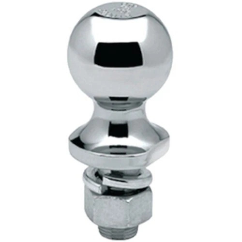 Draw-Tite 2 Inch Chrome Trailer Hitch Ball - 1 Inch x 2-1/8 Inch