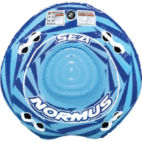 69 x 69 Inch 1 to 4 Rider Sea-Normus Open Top Towable Tube Bundle for Boats