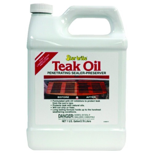 Star Brite Teak Oil - Premium Golden Oil for Teak Wood - 1 Gallon