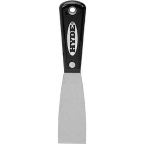 1-1/2" Hyde Black & Silver High-Carbon Steel Stiff Putty Knife