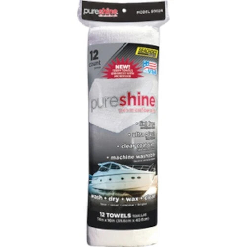 Seachoice Pureshine Terry Towels Enhanced with Microfiber - 12 Ct. Towels