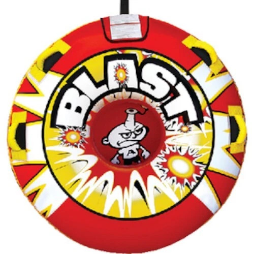 Airhead Inflatable 1 Rider Blast Tube, PVC Construction - 54 Inch Diameter