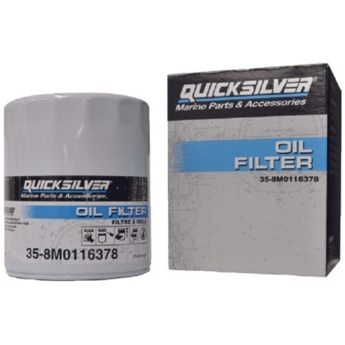 Quicksilver 8M0116378 Oil Filter for All MCM/MIE Ford Engines