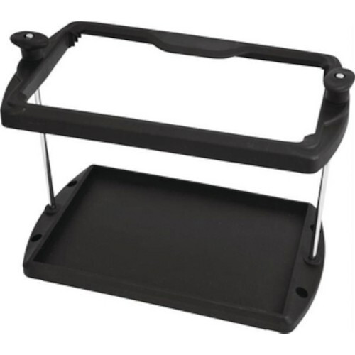 Attwood Marine Heavy-Duty Battery Tray with SS Retaining Bolts for Series 27