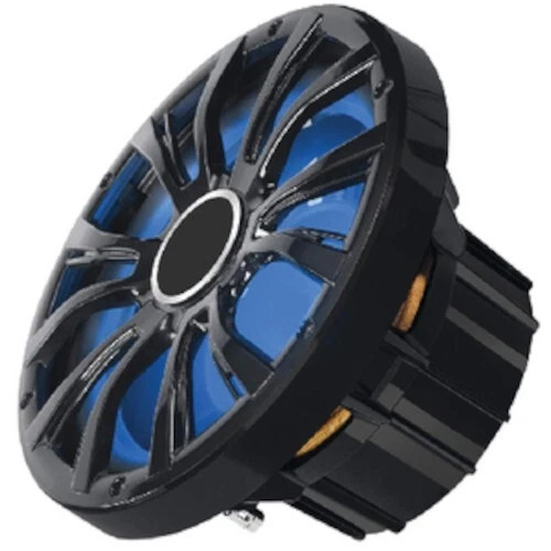 Seachoice 10-inch LED Subwoofer - Black, Marine Boat Audio Bass Speaker