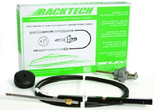 20 Ft Uflex Racktech Rack and Pinion Steering System for Boats
