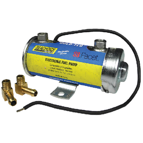 34 GPH Gold-Flo High Performance Electronic Fuel Pump for Boats - 4 to 5.5 PSI