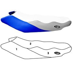 BlackTip Jetsports Seat Cover for Yamaha VX110 Sport/Deluxe Non Cruiser 2005-09