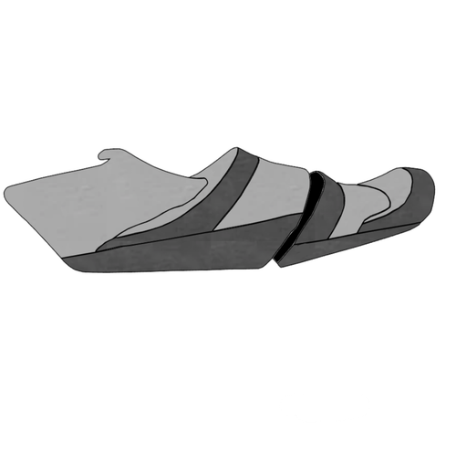 BlackTip Jetsports Seat Cover for Yamaha FX Cruiser HO FX Cruiser SHO 2012-2013 (Option 1: Gray)