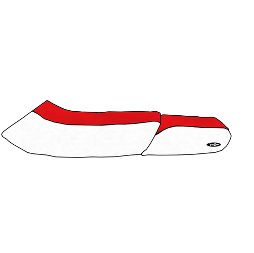 BlackTip Jetsports Seat Cover for Yamaha Wave Venture 700/1100 1995-1996 (Red/White)