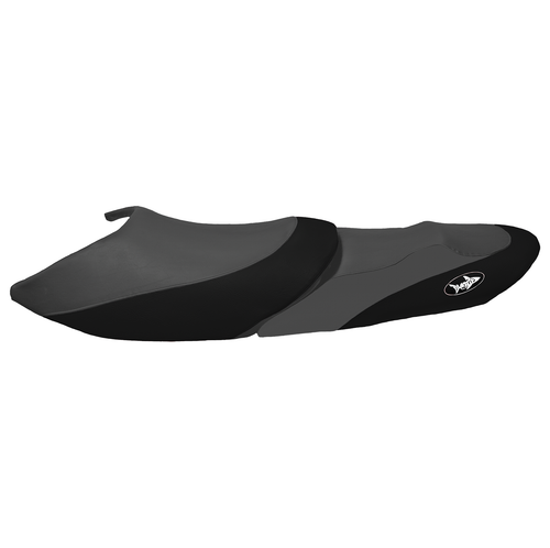 BlackTip Jetsports Seat Cover for Yamaha WaveRunner XLT 800 XLT 1200 2001-2005 (Dark Gray/Black)