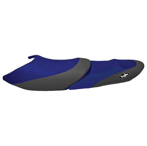 BlackTip Jetsports Seat Cover for Yamaha WaveRunner XLT 800 XLT 1200 2001-2005 (Deep Blue/Dark Gray)