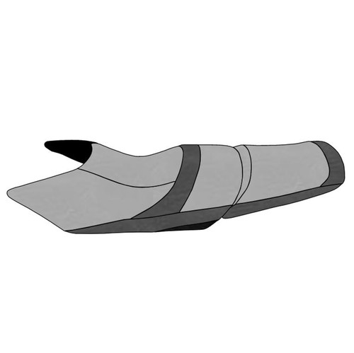 BlackTip Jetsports Seat Cover for Yamaha WaveRunner FX HO SHO SVHO 2012-2018 (Gray/Dark Gray/Black)