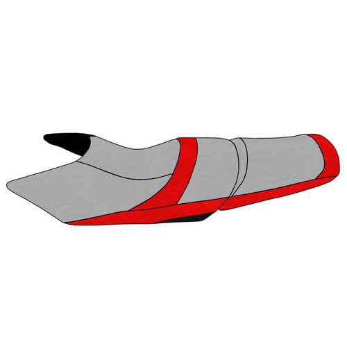 BlackTip Jetsports Seat Cover for Yamaha WaveRunner FX HO SHO SVHO 2012-2018 (Red/Gray/Black)