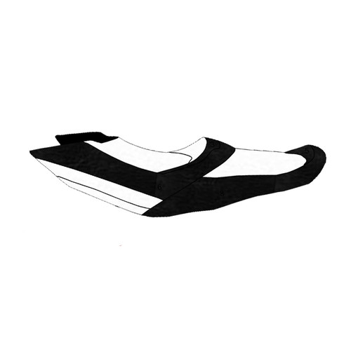 BlackTip Jetsports Seat Cover for Sea-Doo GTX/LTD iS/GTX is 155/215 2009-2015 (White/Black)
