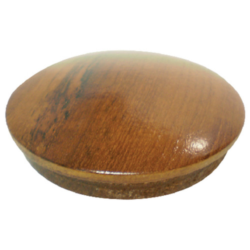 Genuine Teak Wood Steering Wheel Center Cap for Destroyer Style Steering Wheels