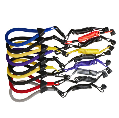 Wrist/Vest (non DESS) Lanyard for Sea-Doo (Purple/Yellow)