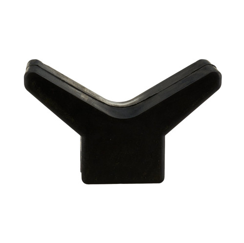 3 Inch Rubber Bow Stop with 1/2 inch Shaft for Boat Trailer Shaft Y style