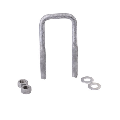 3/8" X 1 5/8" X 3 9/16" Zinc Plated U-Bolt