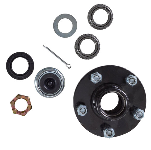 5-Bolt Trailer Hub Kit, 1" Bearing