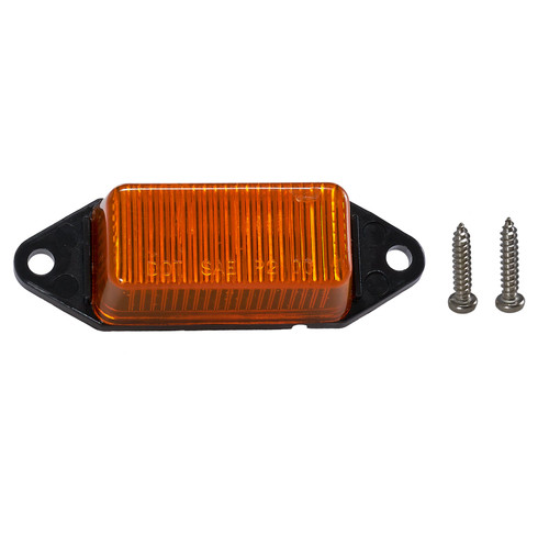 Rectangular clearance marker amber Led trailer light