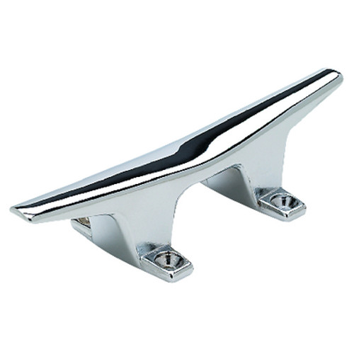 4-1/2 Inch Chrome Plated Zinc Hollow Base Cleat for Boats and Docks