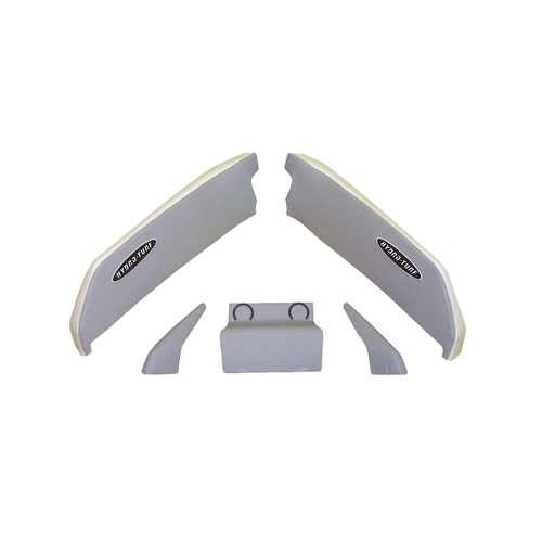 Hydro-Turf seat cover for 650 SX Sides Kit (2 sides, dash, 2 corners) (White/Gray)