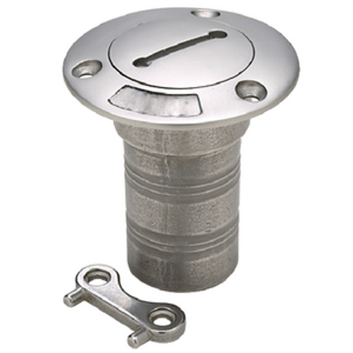 316 Stainless Steel Waste Fill with Deck Plate Key for Boats