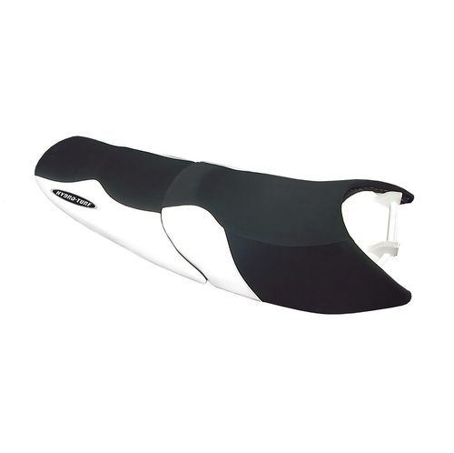 Hydro-Turf seat cover for XL1200 (98) / XL700 / 760 (98-04) (Black/White)