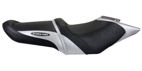 Hydro-Turf seat cover for GTR 215 (12-16)/GTI SE 130, GTI SE 155, GTI LTD 155 (11-19) / GTR 230 (17-19) (Black/Silver)