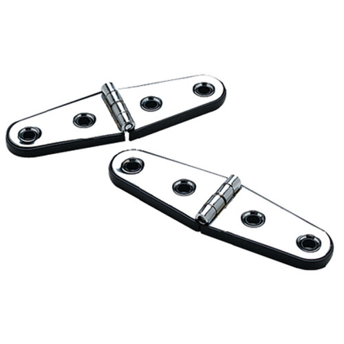 2 Pack of 4 x 1-1/16 Inch 304 Stainless Steel Strap Hinges for Boats