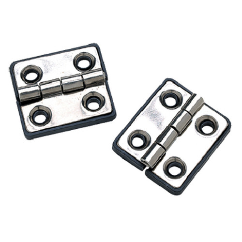 2 Pack of 1-1/2 x 1-5/16 Inch 304 Stainless Steel Butt Hinges for Boats