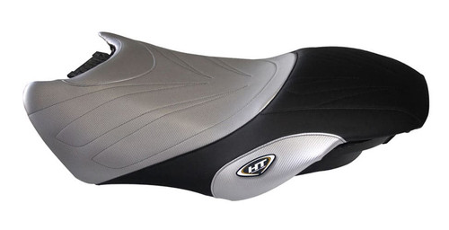 Hydro-Turf Premier Seat Cover for Yamaha GP 800R (03-05) / GP 1300R (03-08) (Silver/Black)