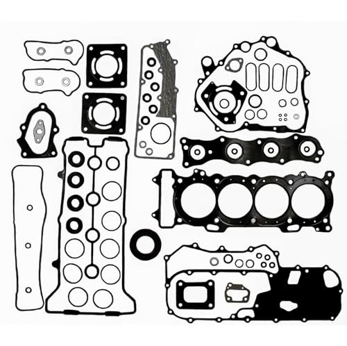 Complete Gasket Kit Fits Honda 12251-HW1-672 18115-HW1-671 15615-HW1-672