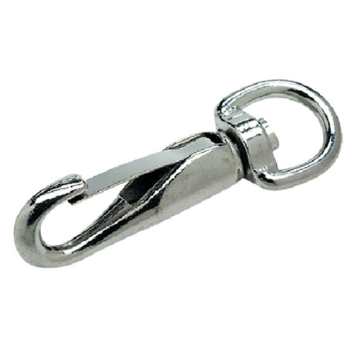 Chrome Plated Brass Bimini Top Baby Swivel Spring Snap Hook for