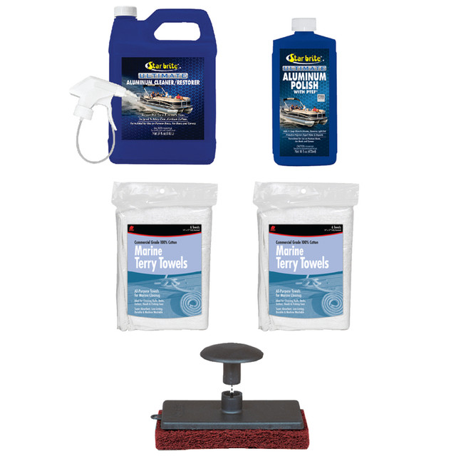 Star Brite Pontoon Boat Ultimate Aluminum Cleaner, Restorer and