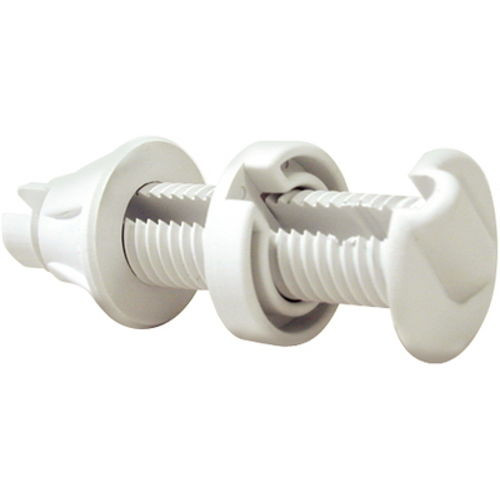 3/4 Inch White Water Tight Thru Hull Wire and Cable Pass Thru Fitting for Boats White's Marine