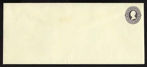 U94 UPSS # 231 12c Plum on Amber, Mint Entire