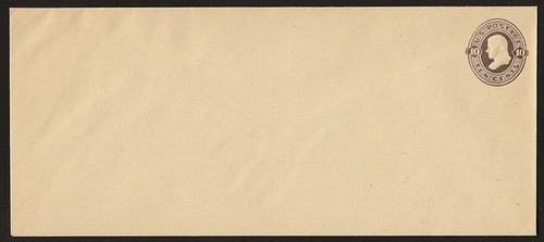 U193 UPSS # 585-8 10c Brown on Manila, die 2, Mint Entire