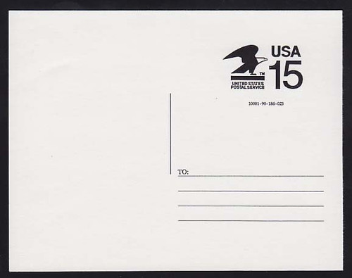CVUX1, UPSS #PB1 15c Postal Buddy Mint Postal Card