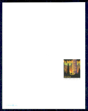 UY44 UPSS# MR54 23c Carlsbad Caverns Mint UNFOLDED