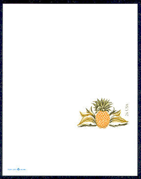 UY46 UPSS# MR56 26c Pineapple Mint UNFOLDED