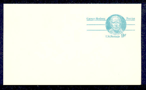 UY27 UPSS# MR37 9c Caesar Rodney Mint FOLDED