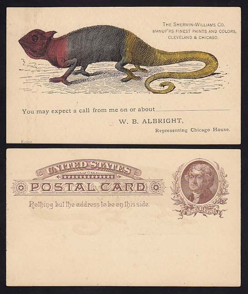 UX8 Chicago, IL Sherwin-Williams Paint Co. Multicolored Chameleon Salesman's Advertising