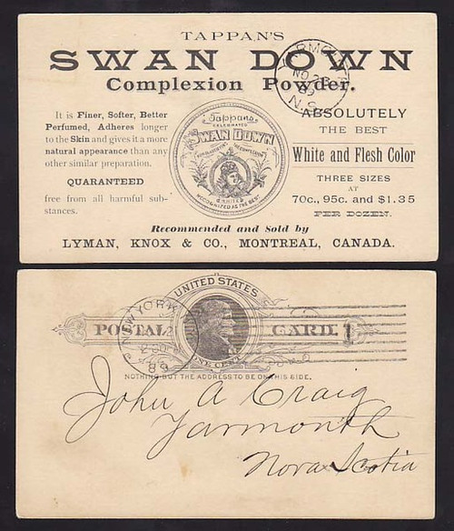 UX9 New York, NY Swan Down Complexion Powder Advertising