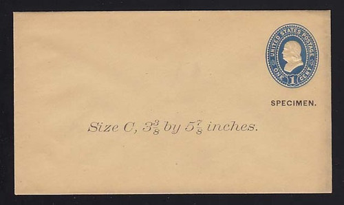 U300, UPSS # 897-8 Entire, Specimen Form 39
