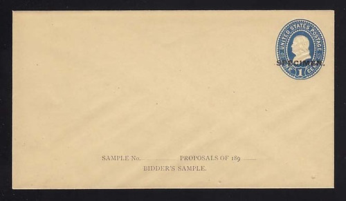 U300, UPSS # 899b-0 Entire, Specimen Form 36-Code 7