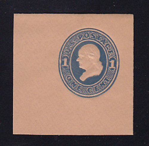 U118 1c Light Blue on Fawn, die 2, Mint Full Corner, 50 x 50